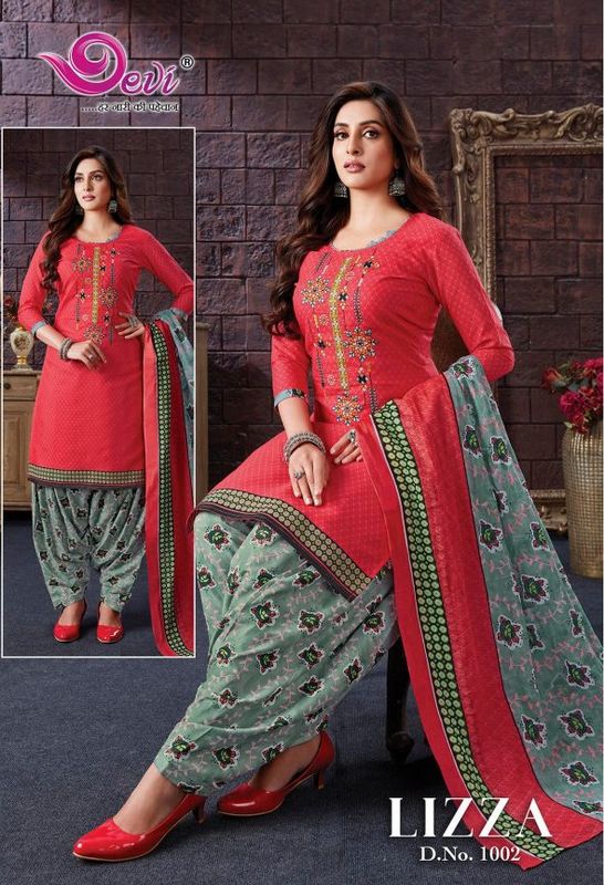 Devi Lizza Indo Cotton Designer Readymade Collection